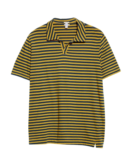 Stripe Cotton Linen Polo Shirt Supplier Bangladesh